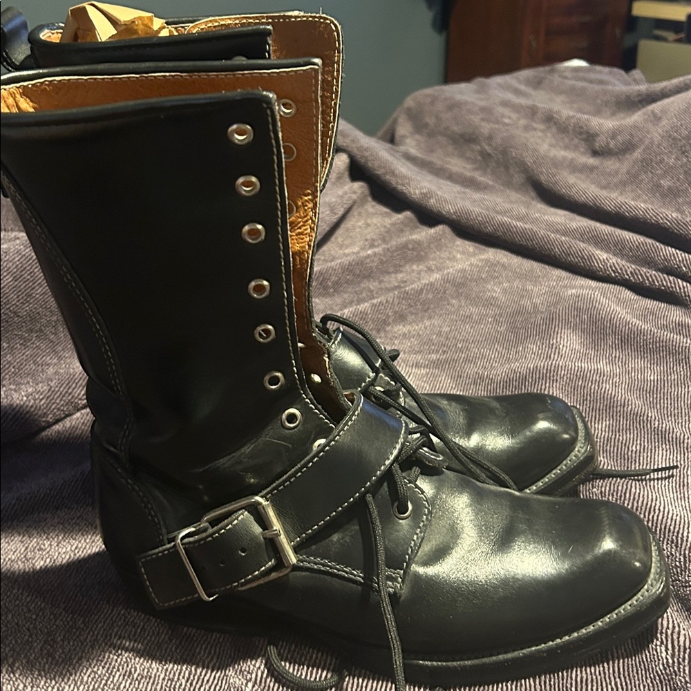 Fluevog Earl of Warwick Coventry boots M8/W10 - Picture 3 of 6